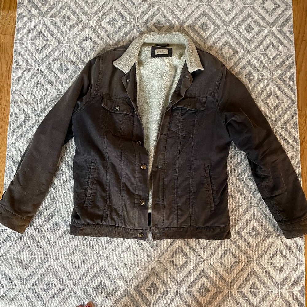 Marine Layer Shearling & Corduroy Men's XL Jacket